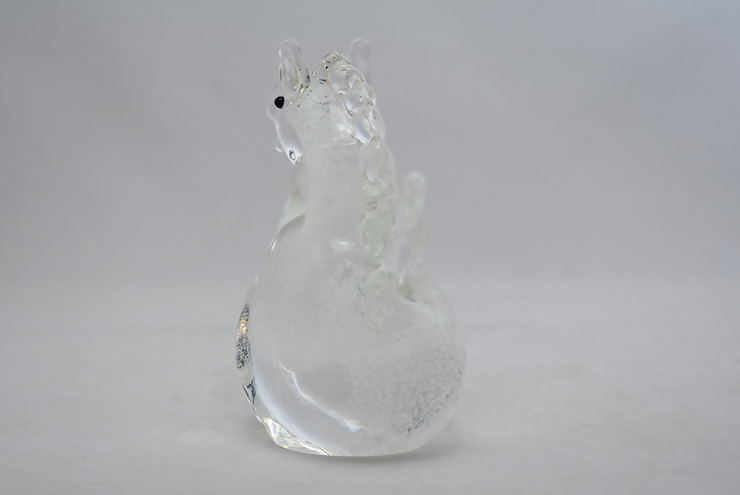 【期間限定】干支 午 白 SE-071【粋工房】_HA1873