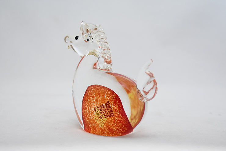 【期間限定】干支 赤午 SE-076RE【粋工房】_HA1879