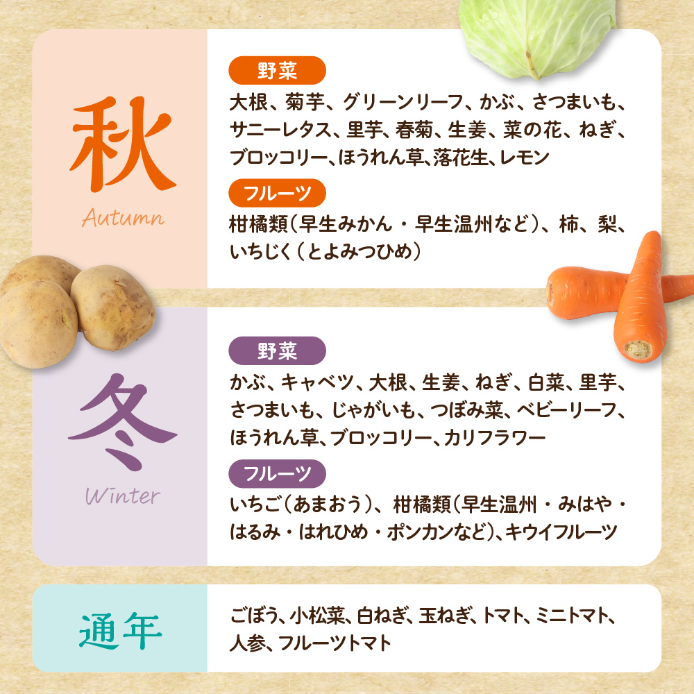 【定期便／年12回／毎月お届け】むなかた旬のお任せセット(野菜・フルーツ・お米／9～11品)【ほたるの里】_HB0029