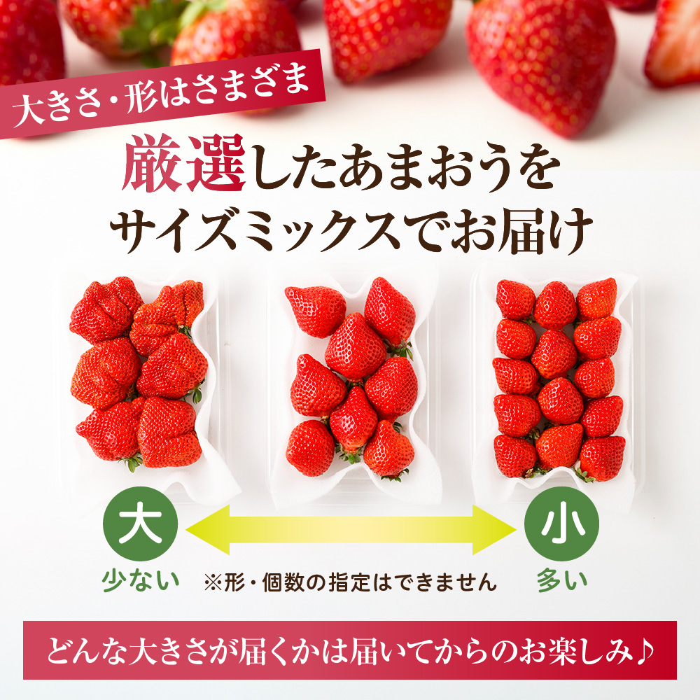 【アフター保証】 「博多あまおう」約280g×4パック【JAほたるの里】_HA0433