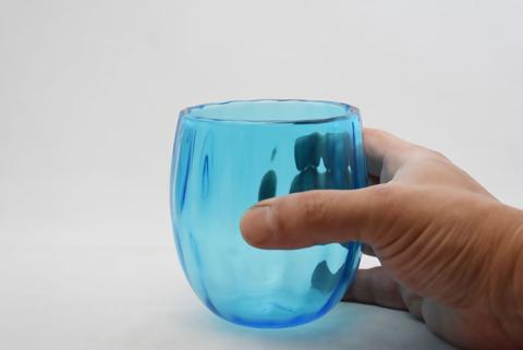 金の岬天色（かねのみさきあお）丸タンブラー　NM-24A【粋工房】_KA1231