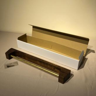 木の存在感がある｢タオルかけ｣(ウォルナット)【GOODWOODWORKS】_KA0414