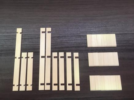 自宅で体験！｢宗像きら組子 コースター組立キット」【時安建具店】_HA0104