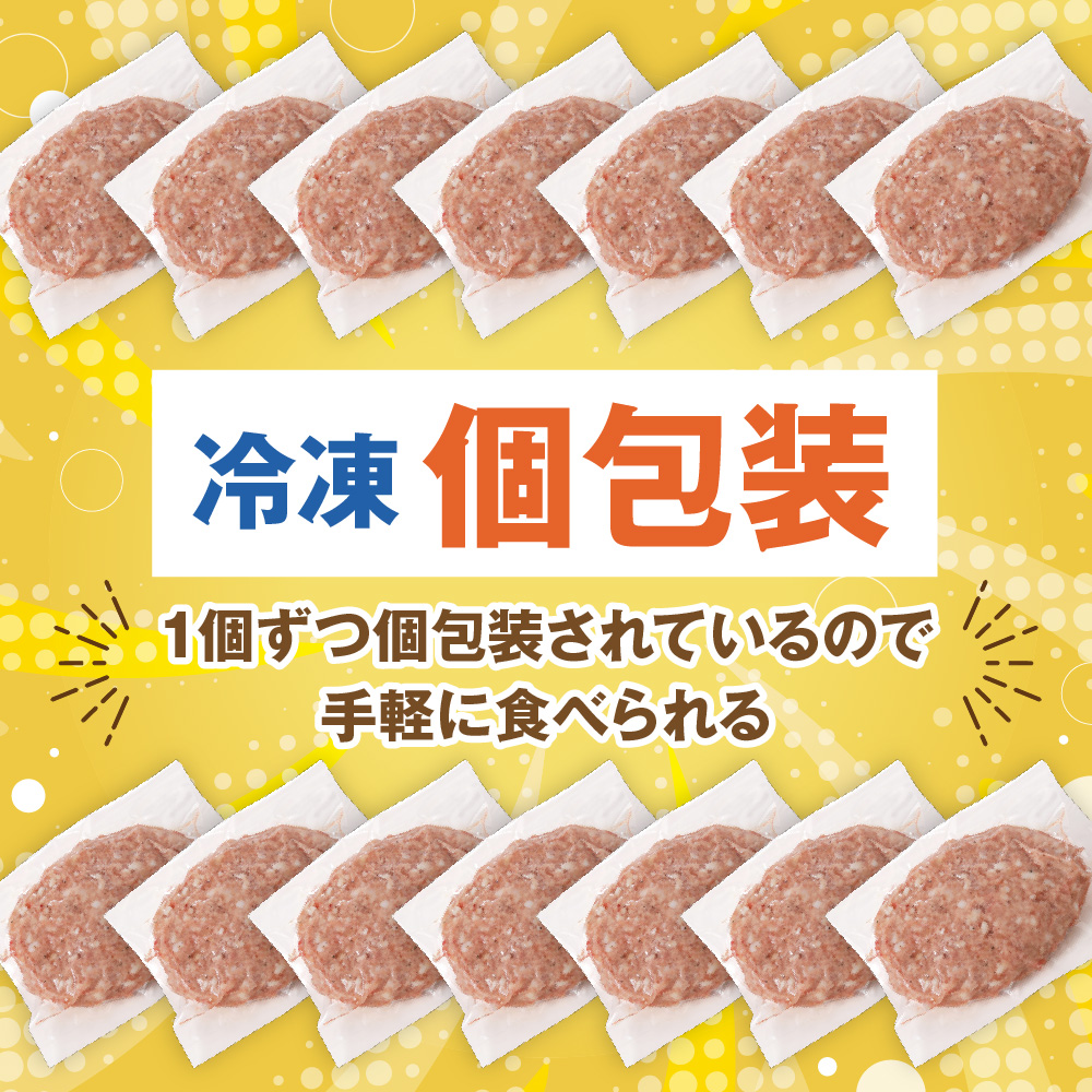 【生産者応援！】手ごね熟成生ハンバーグ140g×14個／老舗肉屋の黄金レシピ【宗像肉工房】_HA1030