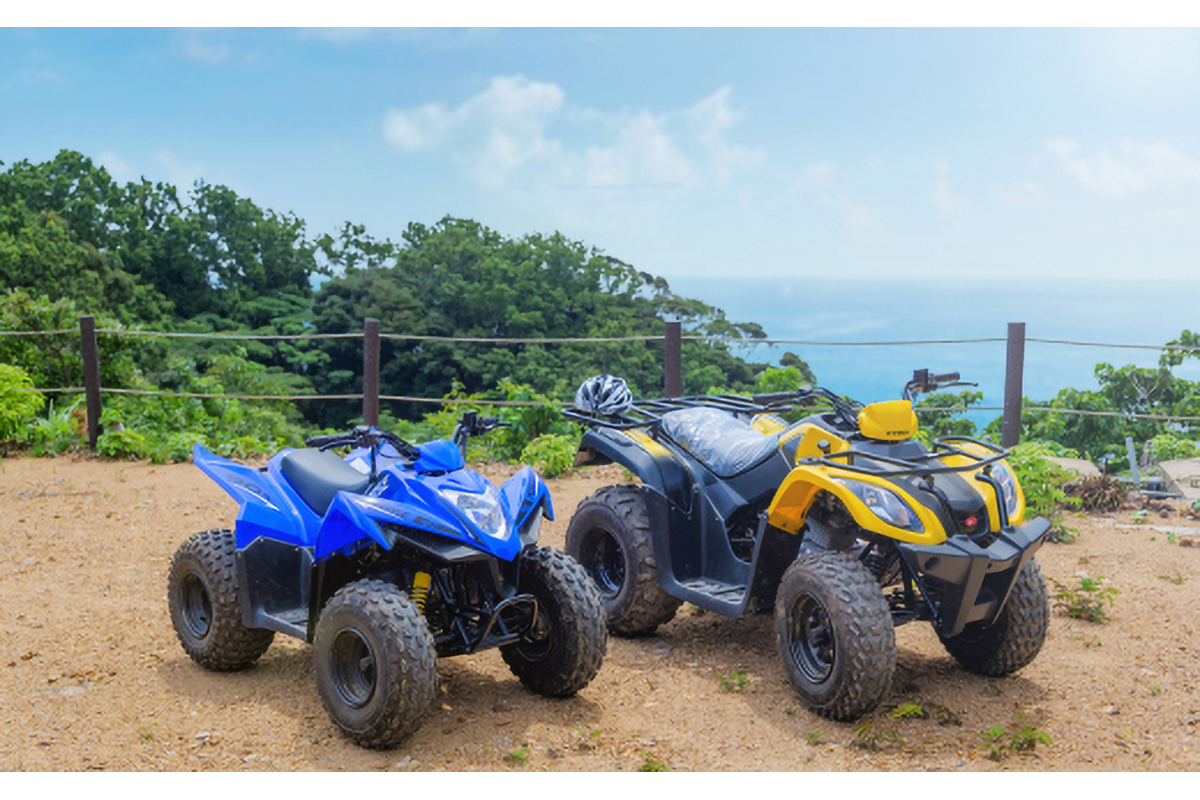 Bravo！バギーワクワクプラン＋BBQセット 5名様ご利用チケット【宗像大島リゾート】_HA1892