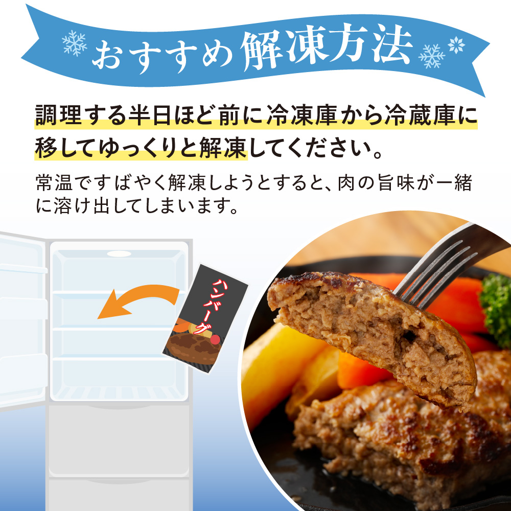 【毎月お届け】むなかた牛ハンバーグ12個セット 12ヶ月定期便【道の駅むなかた】_HB0143