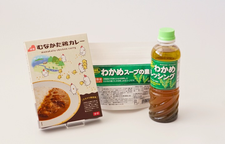 【道の駅むなかた】むなかた鶏カレー 定番メニューセット_HA1839