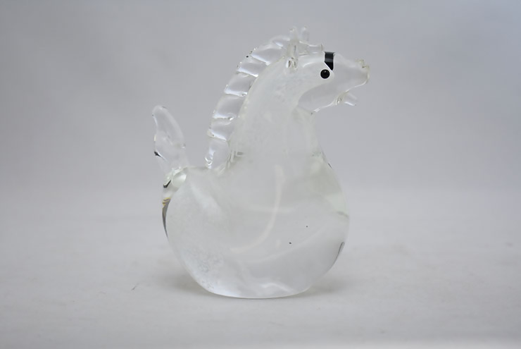 【期間限定】干支 午 白 SE-071【粋工房】_HA1873