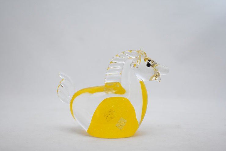 【期間限定】干支 金午 SE-076YE【粋工房】_HA1880