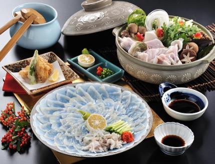 御宿はなわらび　天然とらふぐ てっさ・てっちりセット　3～4人前_KA1009