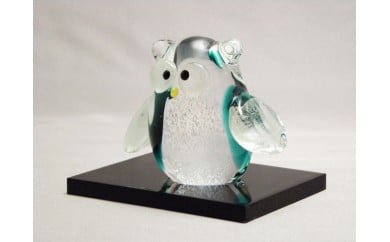 蓄光ふくろう LA-70【粋工房 】_KA1156