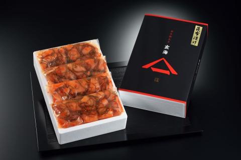 無着色辛子明太子　昆布漬け切子200g×4P【玄海】_KA1241