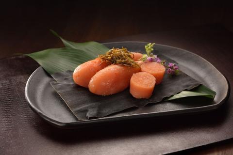 無着色辛子明太子　大粒昆布漬け切子辛口1kg【玄海】_KA1244