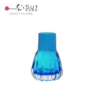 金の岬天色（かねのみさきあお）一輪挿し　NM-１６A【粋工房】_KA1229