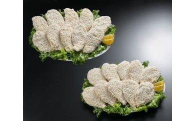 本格食べ比べセット（とんかつ10枚・チキンカツ10枚）計2.2kg【丸徳】_KA0390