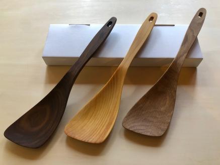 木べら「炒める・すくう・取り分ける」（材料：職人おまかせ） 【GOOD WOOD WORKS】_KA0432