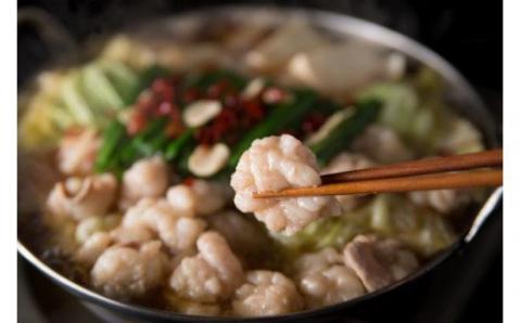 【もつ600g】博多もつ鍋　味噌味（3人前）セット【海千】_KA0587