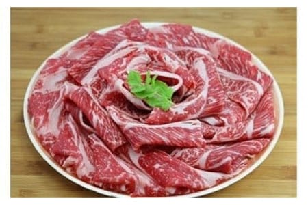 【すき焼きのたれ付！】むなかた牛肩ローススライス500g【すすき牧場】_KA0639