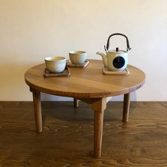 小さな ちゃぶ台(ウイスキー樽材再利用)【GOODWOOD WORKS】_KA0885