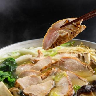 九州産 平飼い鶏の濃厚白濁スープ 博多水炊き(4～5人前)【ぶどうの樹】_KA0810