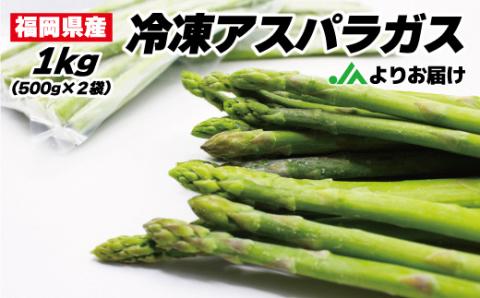 【ＪＡよりお届け】冷凍アスパラガス1kg（500g×2袋）【JAほたるの里】_KA0839