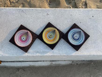 糸掛曼荼羅りん「宗像三女神～ムナカタサンジョシン」【糸掛人 MOKO】_KA0804