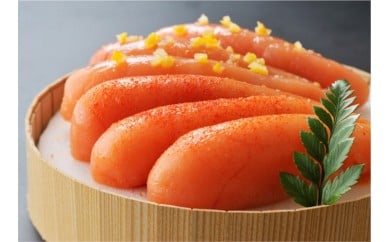 【樽入り】無着色辛子明太子「匠・ゆず」セット（450g）【海千】_HA0255