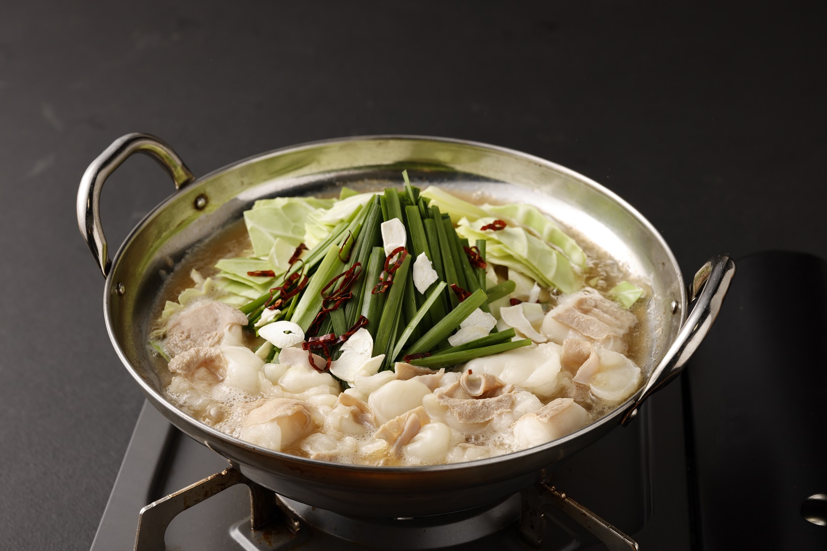 【国産もつ2倍 600g】博多もつ鍋 味噌味（3人前）セット【海千】_HA0587