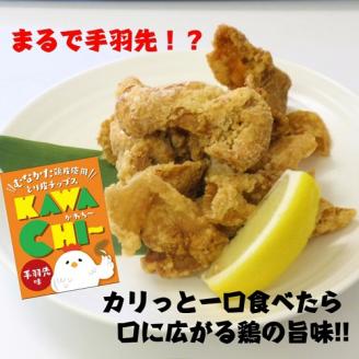 【道の駅むなかた】むなかた鶏 とり皮チップス（手羽先味）_HA0713
