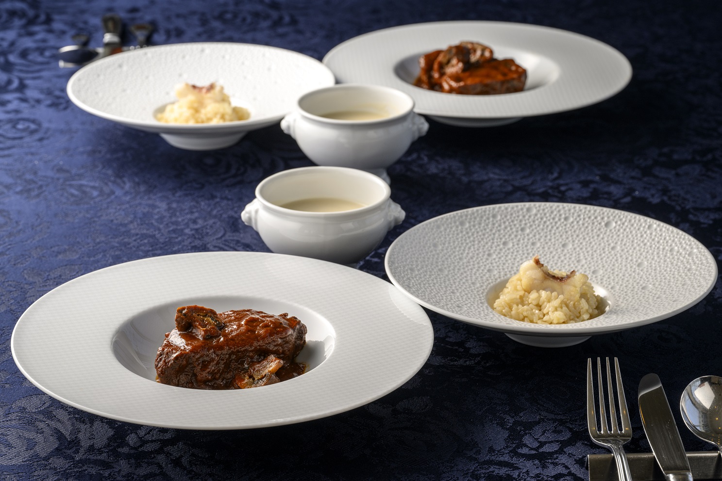 フレンチ気分！カルパッチョ・スープ・鯛の白ワイン蒸しのセット【FRANCEYA】_HA1483