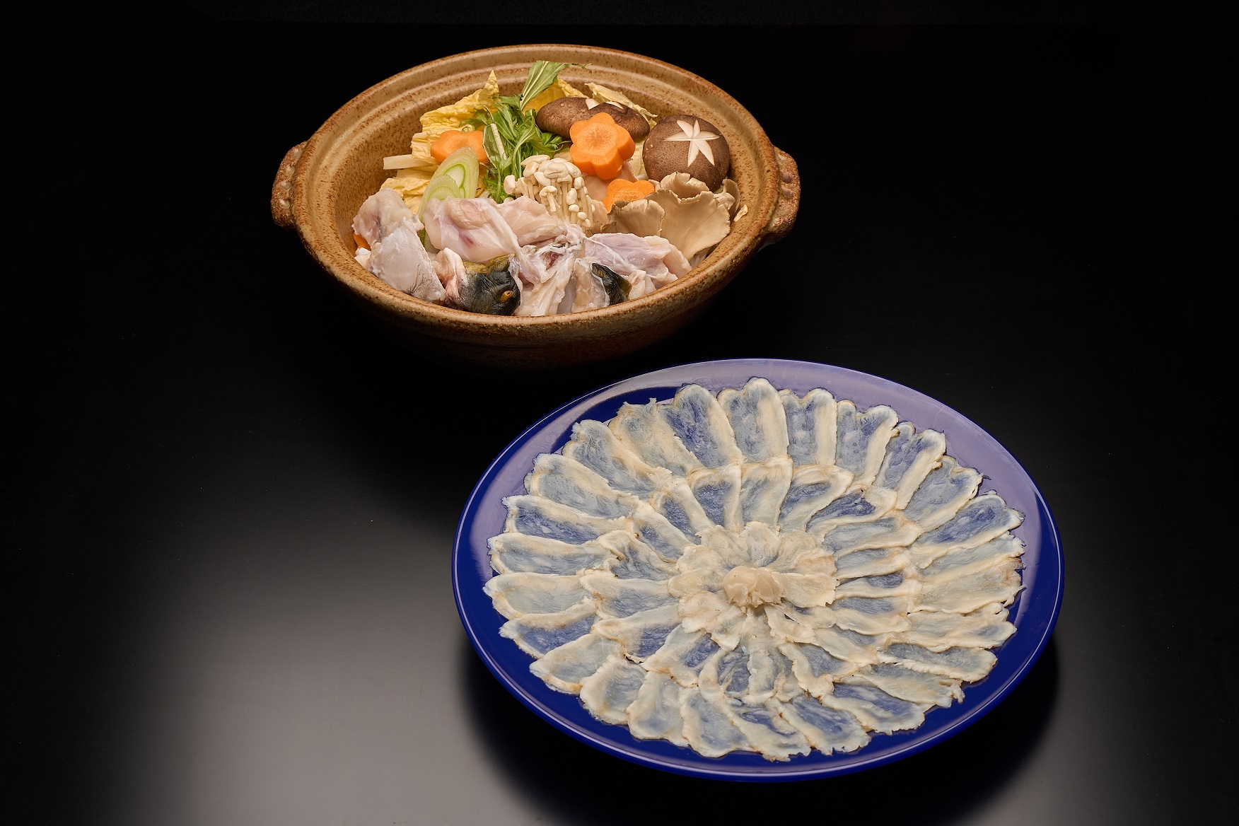 漁協お勧め 玄界灘 の 天然 ふぐ 炙り刺し セット(2～3人前)【宗像漁協】_HA1591