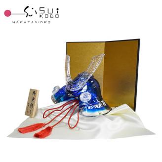 ガラスの武将兜　GK-06A【粋工房】_HA1643