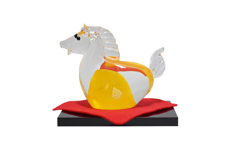 【期間限定】干支 金午 SE-076YE【粋工房】_HA1880