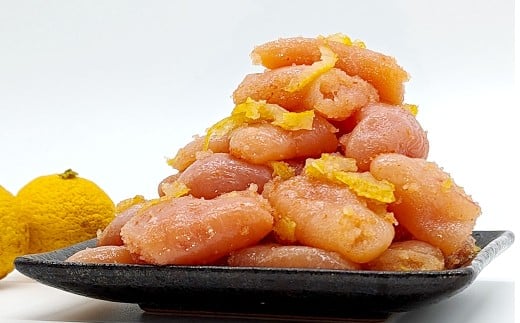 【訳あり】 辛子明太子 ゆず皮入り 一口カット 500g からしめんたいこ 明太子 明太 魚卵 すけそうだら 柚子 ゆず ひとくちサイズ 冷凍