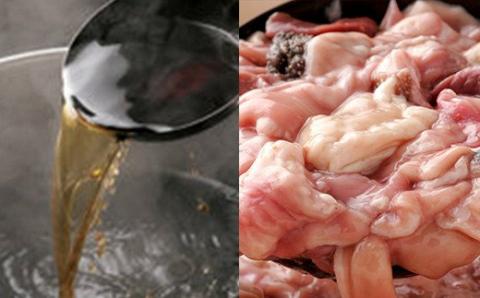 元祖もつ鍋 楽天地 新もつ鍋 2～3人用セット 冷凍 醤油味 しょうゆ スープ ちゃんぽん麺付き 鍋 モツ鍋 ホルモン