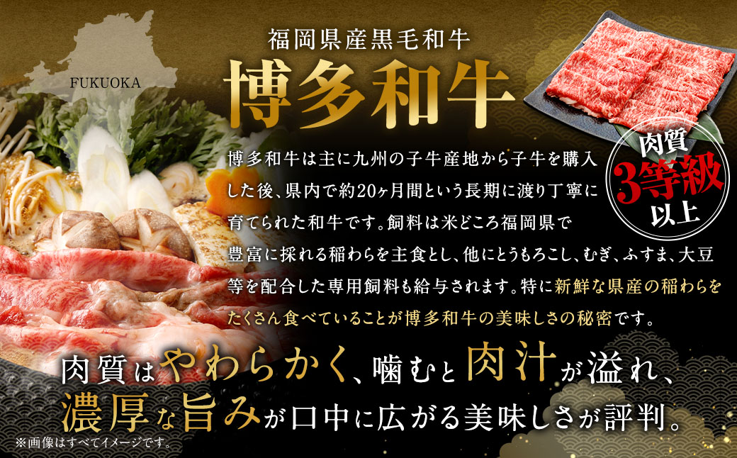 博多和牛スライス（モモ）400g＋佐賀牛切り落とし400g