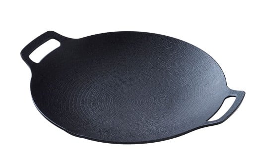 鉄板マルチグリドル 36cm （ディープタイプ） ／ 収納ケース付き マルチグリドル マルチグリドルパン グリルパン マルチグリル グリルプレート 丸形 深型 特大サイズ 鉄板 福岡県 太宰府市