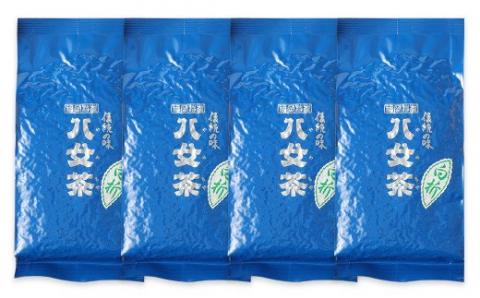 福岡県産 八女茶 100％ 白折茶 くき茶 800g(200g×4袋)