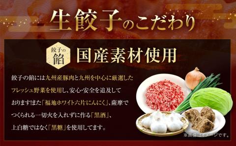 訳あり！ ちょっと大きめ 国産 生餃子 (ラー麦使用) 200個 (50個×4袋) 合計4kg ギョウザ 惣菜 おかず 冷凍