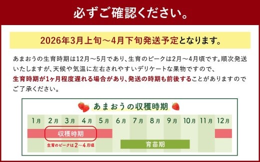 【3月～4月発送】いちごの王様 あまおう 約280g×4パック 約1120g【2026年3月上旬～2026年4月上旬発送予定】 いちご イチゴ 苺 フルーツ