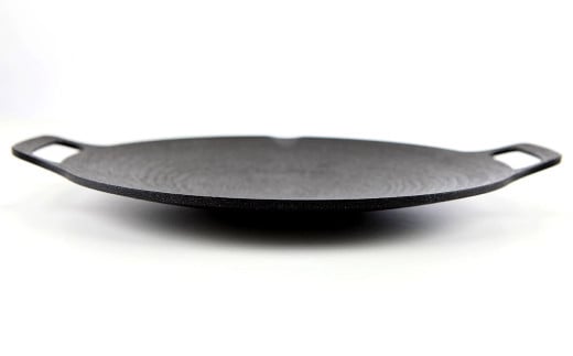 鉄板マルチグリドル 33cm （フラットタイプ） ／ 収納ケース付き マルチグリドル マルチグリドルパン グリルパン マルチグリル 丸形 鉄板 グリルプレート 福岡県 太宰府市