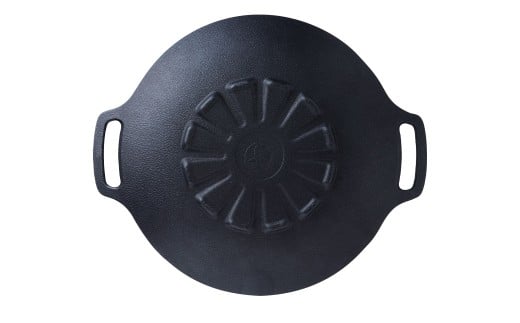 鉄板マルチグリドル 29cm 単品 （ディープタイプ） ／ 収納ケース付き マルチグリドル マルチグリドルパン グリルパン マルチグリル 丸形 鉄板 グリルプレート 福岡県 太宰府市