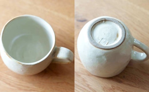 ほっこり優しいフォルムのコーヒーカップ 2個