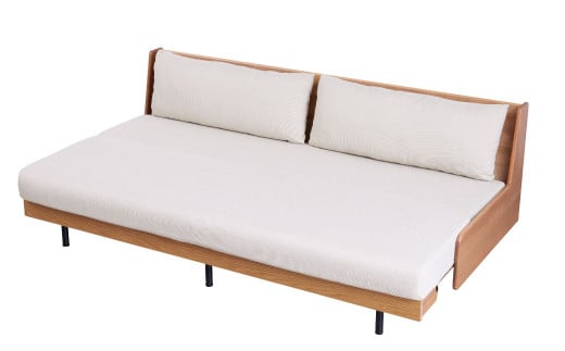 ソファ ソファベッド 3人掛けノーウェル 180cm アイボリー