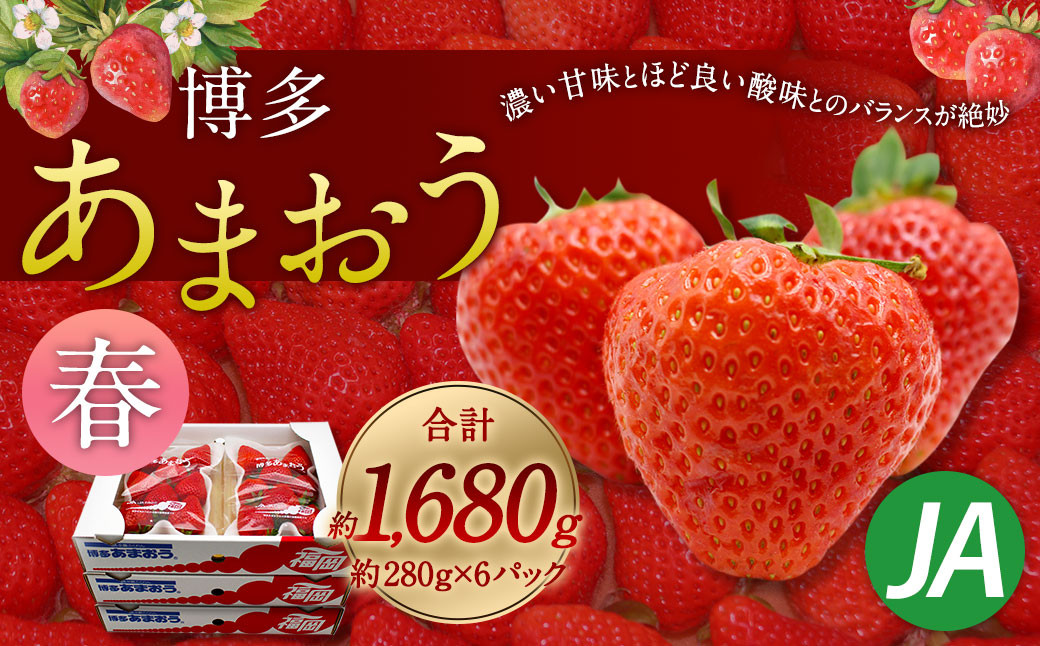 博多あまおう6パック（春）