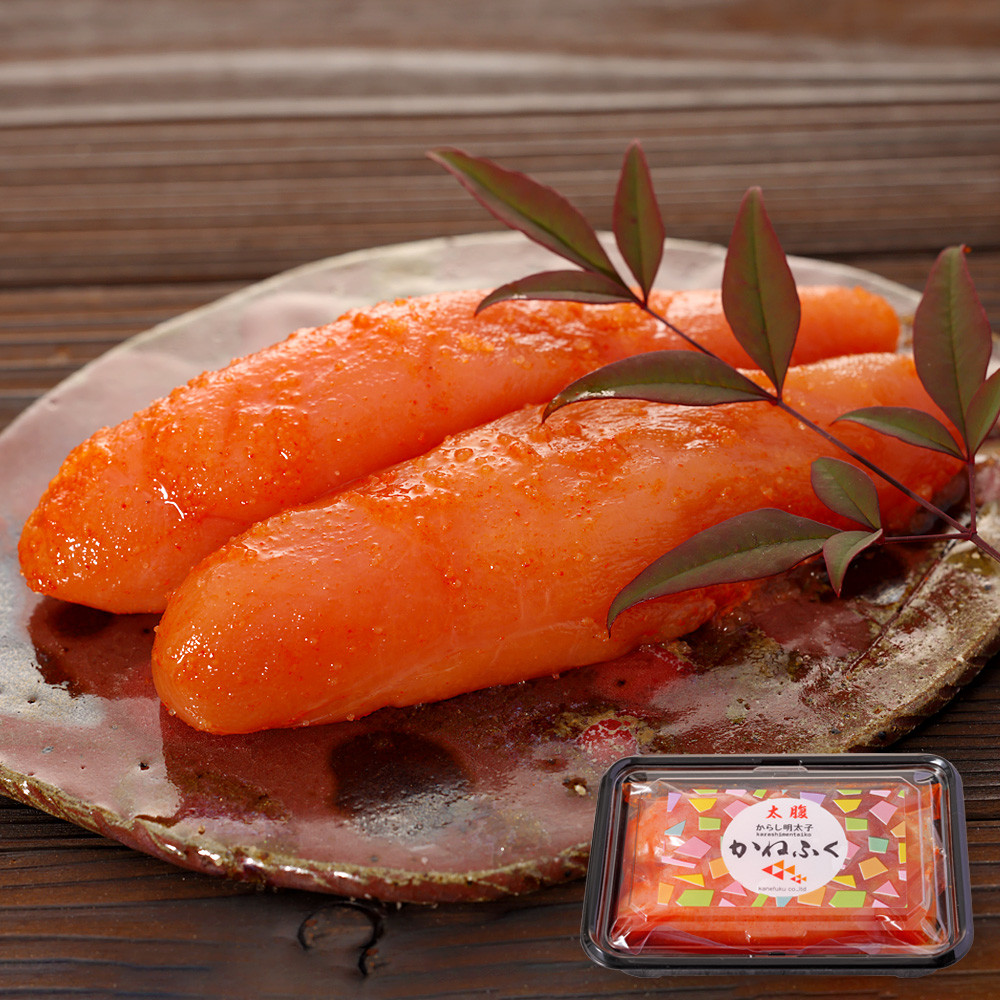 かねふく＜無着色＞辛子明太子 一本物 170g×1パック