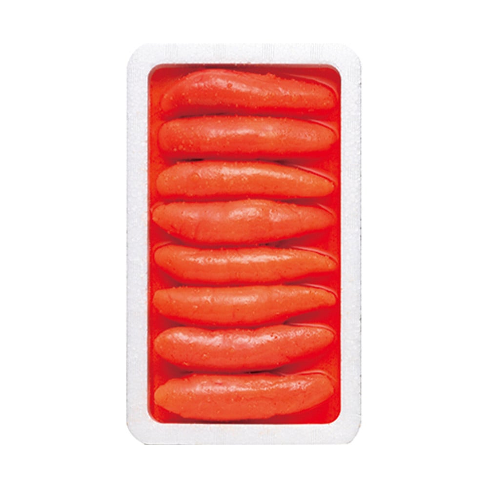 かねふく ＜無着色＞ 辛子明太子 一本物 1.6kg (400g×4箱)