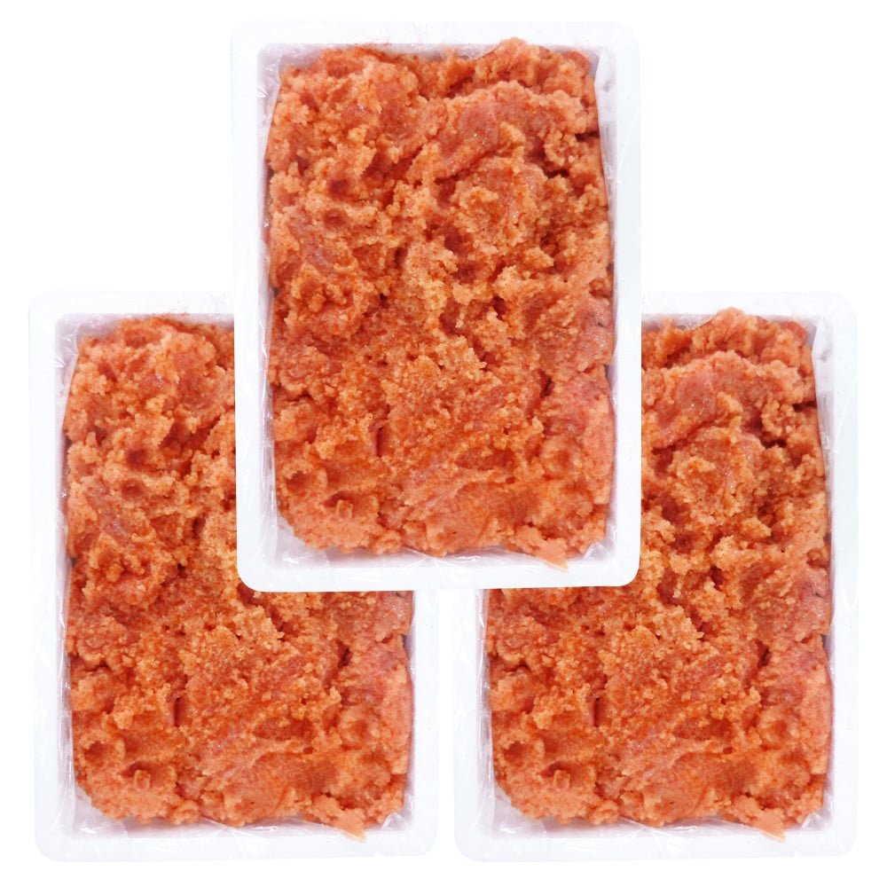 かねふく＜無着色＞辛子明太子 並切 6kg (2kg×3箱)