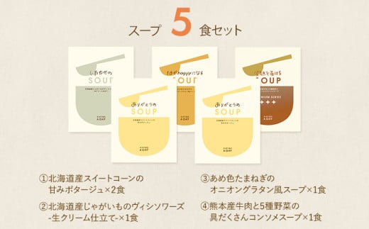 PIETRO A DAYスープ5食セット