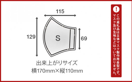 マスク製作用金型　S　㈱ナダヨシ